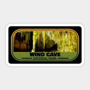 Wind Cave National Park, America Sticker